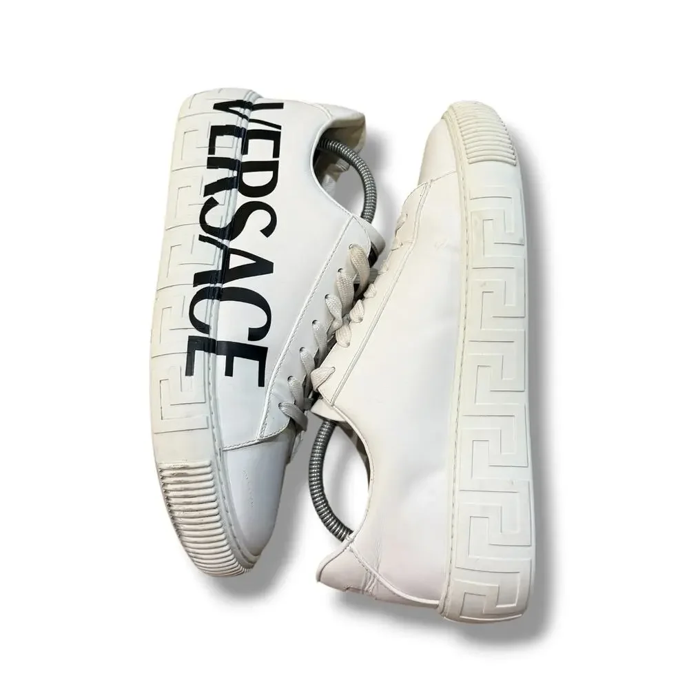Versace Greca Logo Low Top Sneakers ‘White’ | Size 43EU(10US)